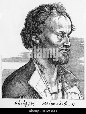 Filippo Melantone (16 febbraio 1497 - 19 Aprile 1560), luterano tedesco reformer, collaboratore di Martin Lutero nel Foto Stock