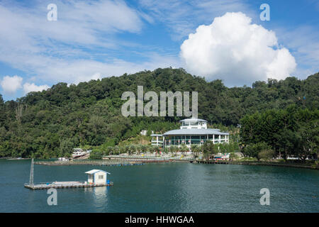 Taiwan, Sole Luna lago, Ita Thao stazione della funivia Foto Stock