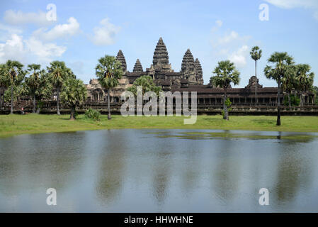 Angkor Wat, Siem Reap, Cambogia, sud-est asiatico. Foto Stock