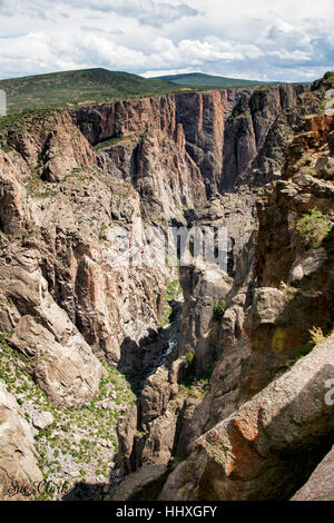 Canyon Nero del Parco nazionale del Gunnison. Colorado Foto Stock