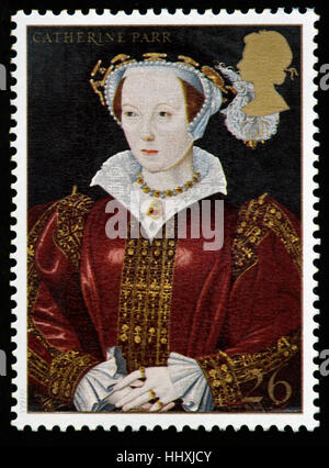 Francobollo. La Gran Bretagna. La regina Elisabetta II. 1997. 450th. Anniversario della morte del re Henry VIII Foto Stock