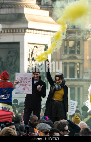 Womens marzo Londra Gennaio 21st, 2017 Foto Stock