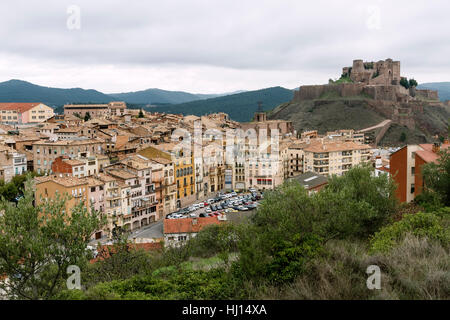 Storico, hill, pietra, vuoto, europeo, caucasica, Europa, Spagna, fortezza, Foto Stock