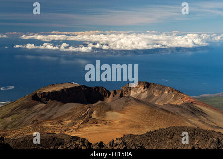 Viaggi, Isole Canarie, il cratere, teneriffa, acqua salata, mare oceano, dell'acqua, Foto Stock