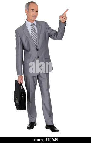 Maschio, maschile, uomo d affari e imprenditore, avvocato, legale, solicitor, lavoratori, Foto Stock