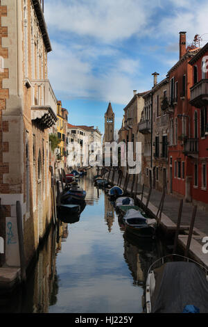 Isola di Burano Venezia Italia Foto Stock