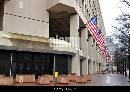 J. Edgar Hoover Building, Federal Bureau of Investigation (FBI) sede di Washington D.C. Foto Stock