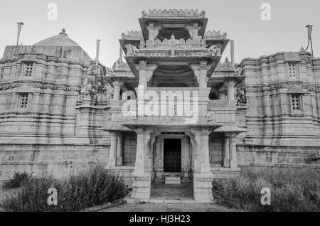 Ranakpur Jain Temple nel Rajasthan, India Foto Stock