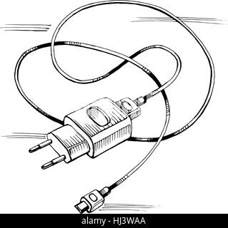 creativo vettore illustrazione di cellulare USB ricarica spine cavo isolato  su trasparente sfondo. arte design inteligente Telefono universale  caricatore Accessori. tipo-c interfacce, Collegare porti elemento 14005281  Arte vettoriale a Vecteezy