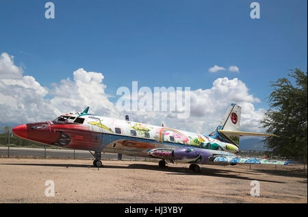 Aviation Art in mostra al Pima Air & Space Museum Foto Stock