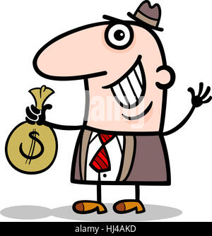 Dollaro, dollari, successo, successo, comico, valuta, grafica hat, stock Foto Stock