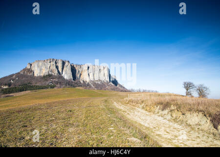 Pietra di Bismantova Italia Foto Stock