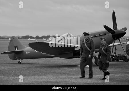 Il Supermarine Spitfire Mk XIX PS853 posseduto dalla Rolls Royce Foto Stock