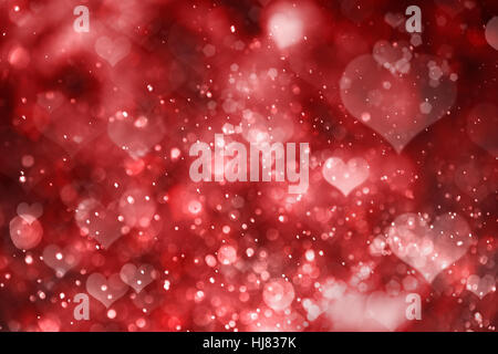 Cuore rosso sfondo. Il giorno di San Valentino Foto Stock