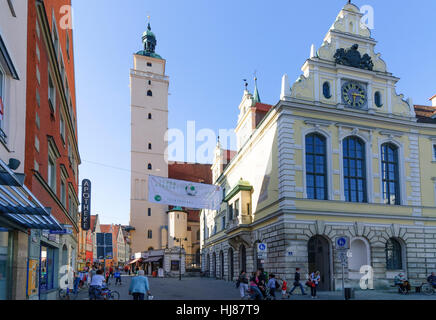 Ingolstadt: città vecchia; Old Town Hall, Alta Baviera, Baviera, Baviera, Baviera, Germania Foto Stock