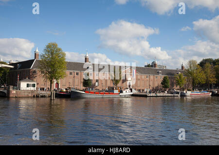 Hermitage Museum, il Binnen Amstel di Amsterdam, Olanda, Paesi Bassi Foto Stock