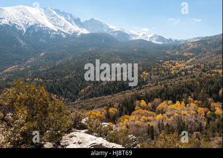 Wheeler Peak, Great Basin National Park, Nevada, Stati Uniti Foto Stock