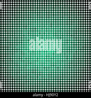 Abstract colorati di vettore punti rotondi di sfondo - teal Illustrazione Vettoriale