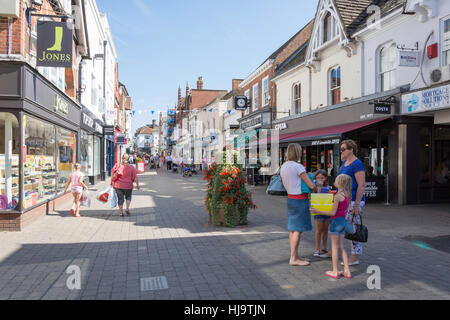 West Street, Horsham West Sussex, in Inghilterra, Regno Unito Foto Stock