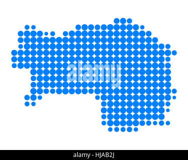 Blu, austriaci, illustrazione, cerchio, card, macchiato, Stiria, dot, raster, Foto Stock