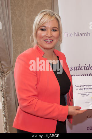 Michelle O'Neill Sinn Fein MLA Northern Ireland Assembly Stormont Foto Stock