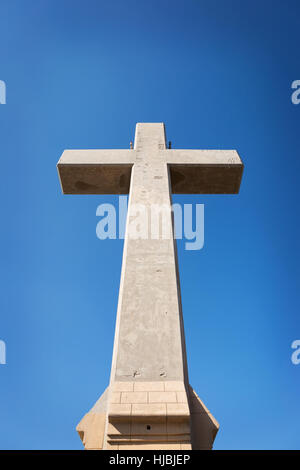 Grande Croce sul monte Filerimos sull' isola di Rodi, Grecia Foto Stock