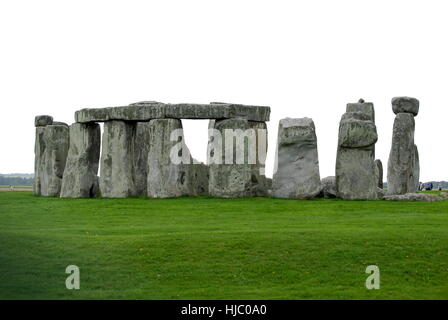 Le pietre di Stonehenge Foto Stock