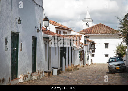 Via di Villa de Leyva, Colombia Foto Stock