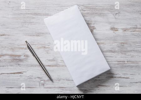 Schede per le note di business Foto Stock