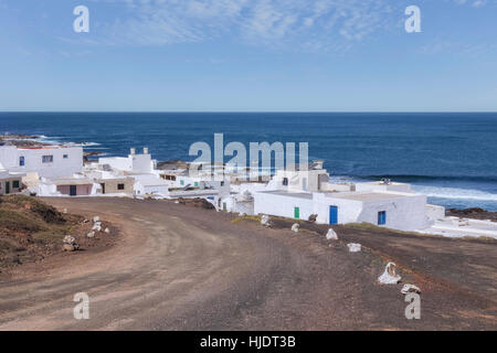 Tenesar, Tinajo, Lanzarote, Isole Canarie, Spagna Foto Stock