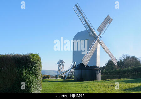 Uno dei mulini a vento di Clayton (Jill), Sussex, England, Regno Unito Foto Stock