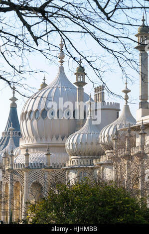 Brighton Royal Pavilion, Brighton East Sussex, England, Regno Unito Foto Stock