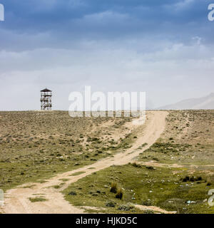 Torre di avvistamento Torre sky modo deser Viaggi Natura Foto Stock