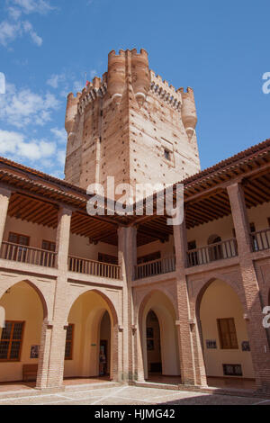 Castello di La Mota, Medina del Campo, Spagna Foto Stock