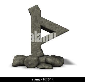 Monumento di pietra, roccia, la scrittura, font tipografici, rune, Viking, vichinghi, segno, Foto Stock