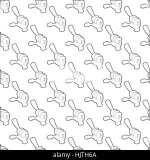 Comics mano seamless pattern migliore per qualsiasi tipo di design Illustrazione Vettoriale