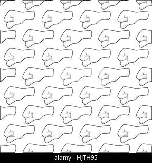 Comics mano seamless pattern migliore per qualsiasi tipo di design Illustrazione Vettoriale