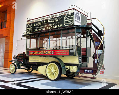 1904 Milnes-Daimler Omnibus a due piani Foto Stock