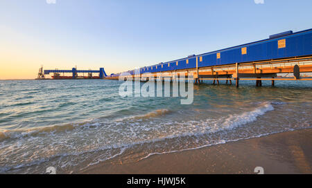 Grano di Kwinana molo terminale Foto Stock