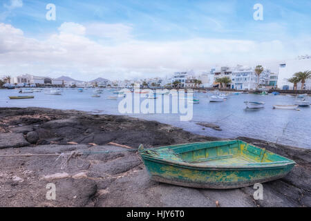 Charco San Gines, Arrecife, Lanzarote, Isole Canarie, Spagna Foto Stock