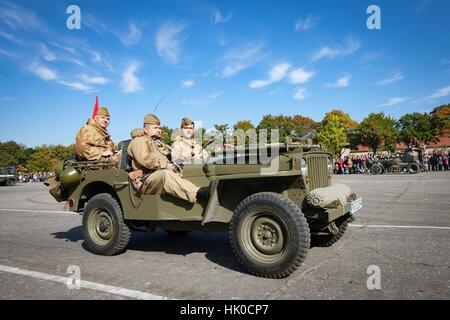 Poznan, Polonia - 29 settembre 2012 le Forze terrestri Training Center a Poznan. Aperto giorno inaugurando il nuovo anno accademico. Foto Stock