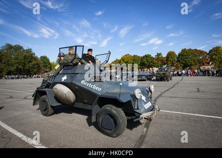 Poznan, Polonia - 29 settembre 2012 le Forze terrestri Training Center a Poznan. Aperto giorno inaugurando il nuovo anno accademico. Foto Stock