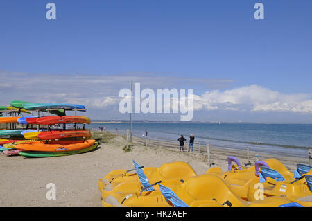 Knoll spiaggia sulla baia di Studland Isle of Purbeck Dorset Inghilterra Foto Stock