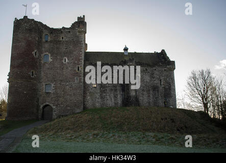 A piedi da Doune Castle Foto Stock