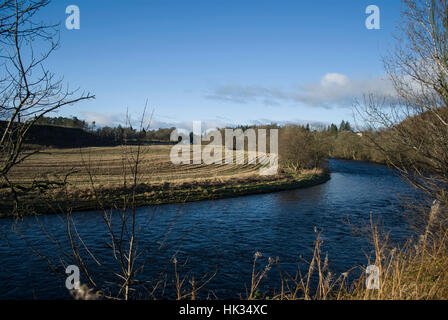 A piedi da Doune Castle Foto Stock