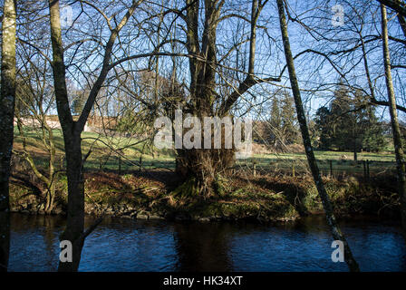 A piedi da Doune Castle Foto Stock