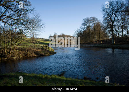 A piedi da Doune Castle Foto Stock