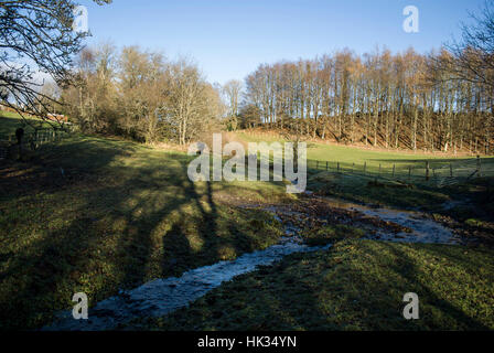 A piedi da Doune Castle Foto Stock