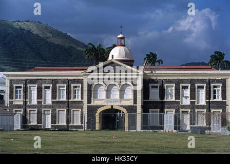 Museo Nazionale, Basseterre, capitale di Saint Kitts e Nevis, Isole Sottovento, West Indies, dei Caraibi Foto Stock