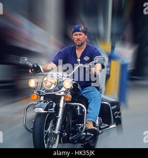 Biker di Key West, Florida, Stati Uniti d'America Foto Stock